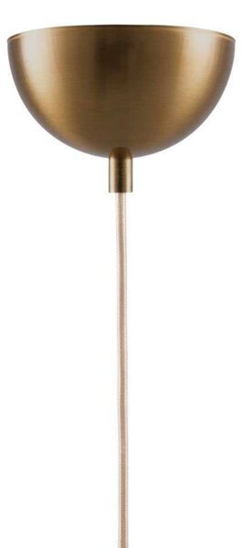 Globen Lighting Lampa wisząca IRIS, możliwość ściemniania, kremowy / amber, salon / jadalnia, tkanina / materiał / jedwab, vintage