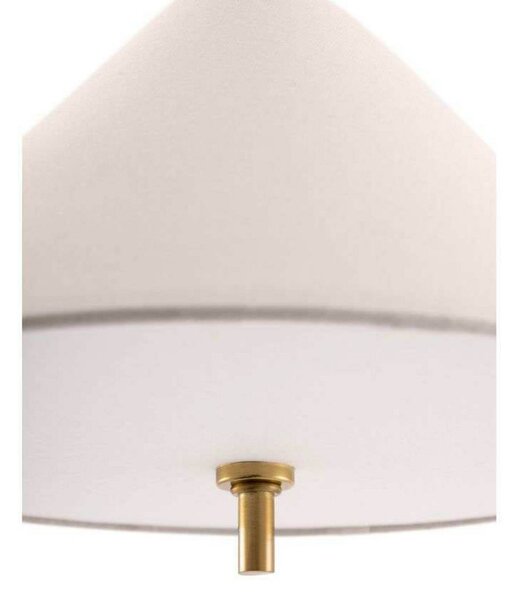 Globen Lighting Lampa wisząca IRIS, możliwość ściemniania, kremowy / amber, salon / jadalnia, tkanina / materiał / jedwab, vintage