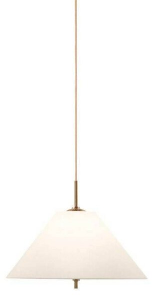 Globen Lighting Lampa wisząca IRIS, możliwość ściemniania, kremowy / amber, salon / jadalnia, tkanina / materiał / jedwab, vintage