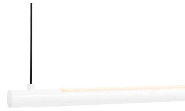 LOOM DESIGN Lampa wisząca Straw 150, możliwość ściemniania, biały / opal, salon / jadalnia, aluminium, nowoczesny