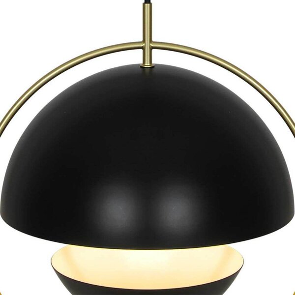 Nordlux Lampa wisząca Tavia, możliwość ściemniania, czarny, salon / jadalnia, metal, skandynawski