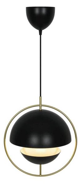 Nordlux Lampa wisząca Tavia, możliwość ściemniania, czarny, salon / jadalnia, metal, skandynawski