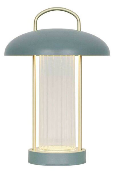 Nordlux Lampa stołowa LED Mirano, możliwość ściemniania, zielony, salon / jadalnia, metal, skandynawski