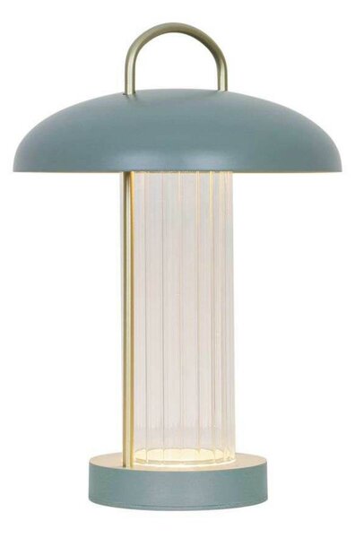 Nordlux Lampa stołowa LED Mirano, możliwość ściemniania, zielony, salon / jadalnia, metal, skandynawski
