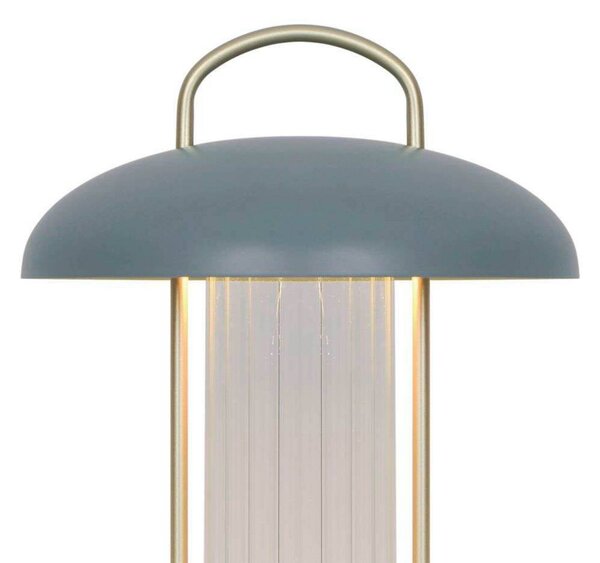 Nordlux Lampa stołowa LED Mirano, możliwość ściemniania, zielony, salon / jadalnia, metal, skandynawski