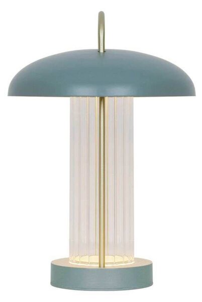 Nordlux Lampa stołowa LED Mirano, możliwość ściemniania, zielony, salon / jadalnia, metal, skandynawski