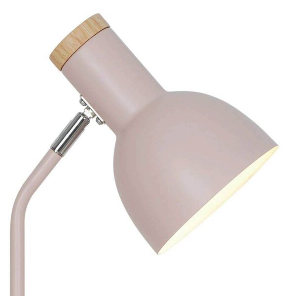 Nordlux Lampa stołowa Devone, kolor różowy, wysokość 43 cm, metal Devone, fioletowy / różowy / bladoróżowy, pokój dziecięcy, metal, skandynawski