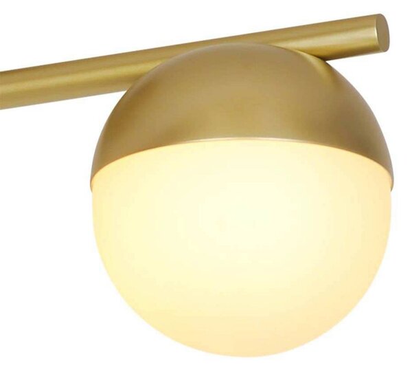 Nordlux Lampa sufitowa designerska Contina, możliwość ściemniania, mosiężny / złoty, salon / jadalnia, metal, skandynawski