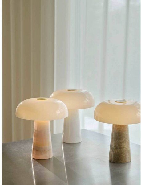 DFTP by Nordlux Lampa stołowa Glossy, fioletowy / różowy / bladoróżowy, salon / jadalnia, kamień, skandynawski