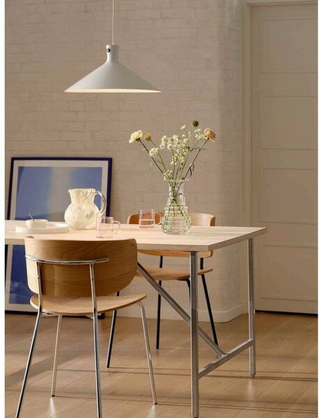 Nordlux Lampa wisząca Dorina, możliwość ściemniania, biały / opal, salon / jadalnia, metal, skandynawski