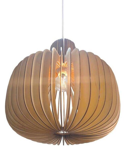 Nordlux Lampa wisząca Hazo, możliwość ściemniania, salon / jadalnia, drewno, skandynawski