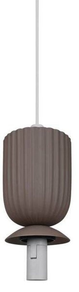 Nordlux Lampa wisząca szklana Sadie, możliwość ściemniania, brązowy / rdzawy, salon / jadalnia, ceramika, skandynawski