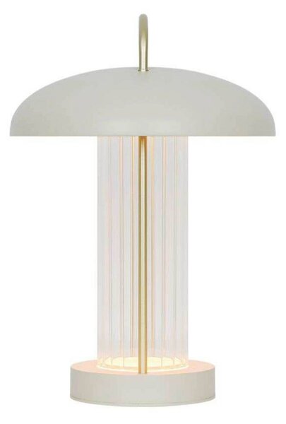 Nordlux Lampa stołowa LED Mirano, możliwość ściemniania, kremowy / amber, salon / jadalnia, metal, skandynawski