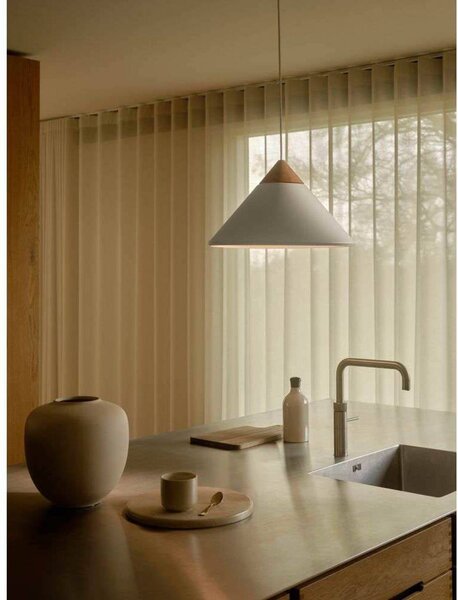 DFTP by Nordlux Lampa wisząca designerska Kinto, możliwość ściemniania, biały / opal, salon / jadalnia, metal, skandynawski