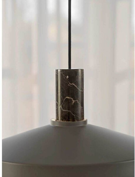 Nordlux Lampa wisząca Elvas, możliwość ściemniania, brązowy / rdzawy, salon / jadalnia, metal, skandynawski