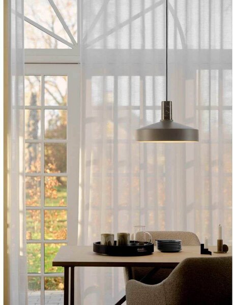 Nordlux Lampa wisząca Elvas, możliwość ściemniania, brązowy / rdzawy, salon / jadalnia, metal, skandynawski