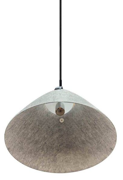 DFTP by Nordlux Lampa wisząca designerska Strap, możliwość ściemniania, aluminiowy / szary / cynkowy, salon / jadalnia, tkanina / materiał / jedwab, skandynawski