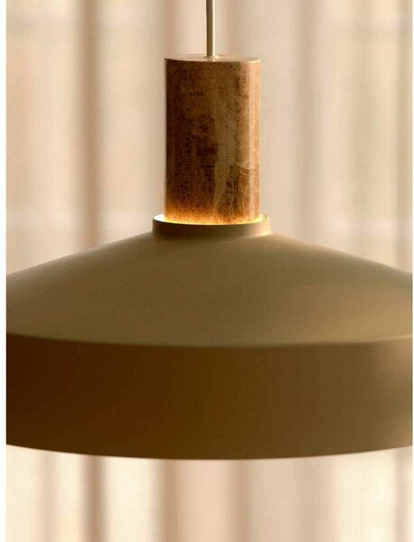 Nordlux Lampa wisząca Elvas, możliwość ściemniania, kremowy / amber, salon / jadalnia, metal, skandynawski