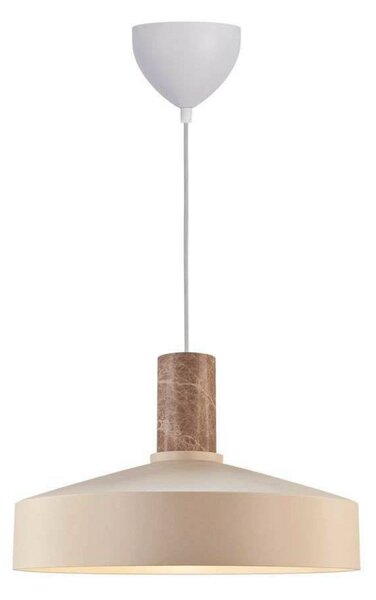 Nordlux Lampa wisząca Elvas, możliwość ściemniania, kremowy / amber, salon / jadalnia, metal, skandynawski