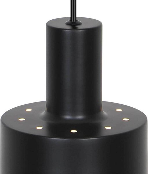 Nordlux Lampa wisząca designerska Matis, możliwość ściemniania, czarny, salon / jadalnia, metal, skandynawski