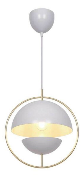 Nordlux Lampa wisząca Tavia, możliwość ściemniania, biały / opal, salon / jadalnia, metal, skandynawski