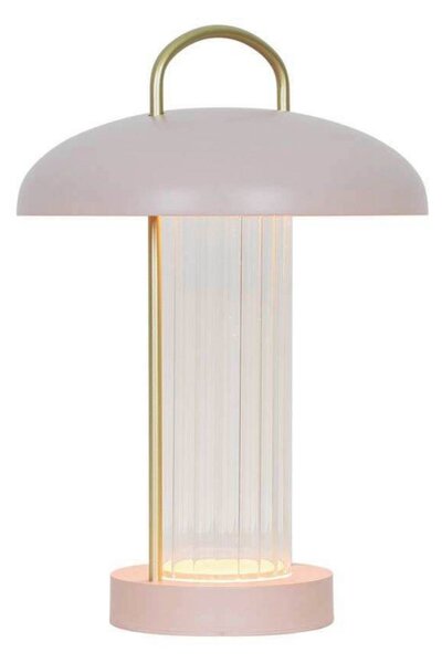 Nordlux Lampa stołowa LED Mirano, możliwość ściemniania, fioletowy / różowy / bladoróżowy, salon / jadalnia, metal, skandynawski