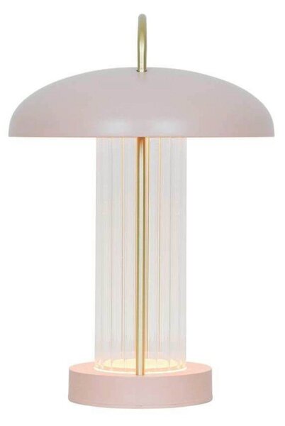 Nordlux Lampa stołowa LED Mirano, możliwość ściemniania, fioletowy / różowy / bladoróżowy, salon / jadalnia, metal, skandynawski