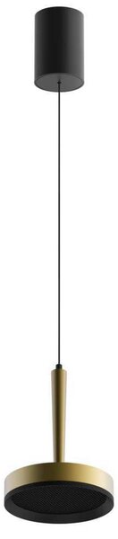 LOOM DESIGN lampa wisząca LED Nyx P1, mosiądz, aluminium możliwość ściemniania, mosiężny / złoty, salon / jadalnia, aluminium, nowoczesny