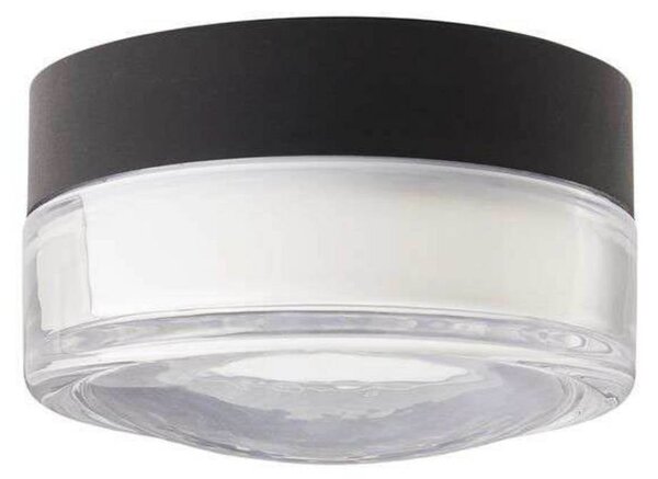 LOOM DESIGN lampa sufitowa LED Otto Convex, przezroczyste, IP65 możliwość ściemniania, przezroczysty / transparentny, łazienka, szkło, nowoczesny