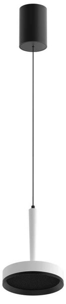 LOOM DESIGN lampa wisząca LED Nyx P1, biała, aluminium możliwość ściemniania, biały / opal, salon / jadalnia, aluminium, nowoczesny