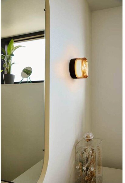 LOOM DESIGN lampa sufitowa LED Otto Wave, bursztynowa, IP65 możliwość ściemniania, kremowy / amber, szkło, nowoczesny