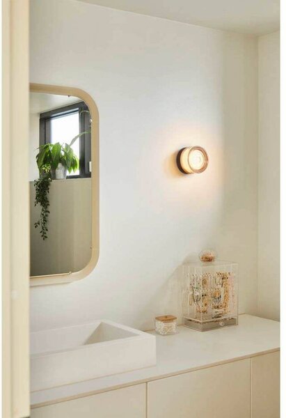 LOOM DESIGN lampa sufitowa LED Otto Wave, bursztynowa, IP65 możliwość ściemniania, kremowy / amber, szkło, nowoczesny