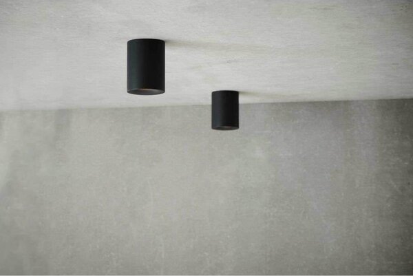 LOOM DESIGN lampa sufitowa LED Nyx, czarna, IP54 możliwość ściemniania, czarny, łazienka, aluminium, nowoczesny