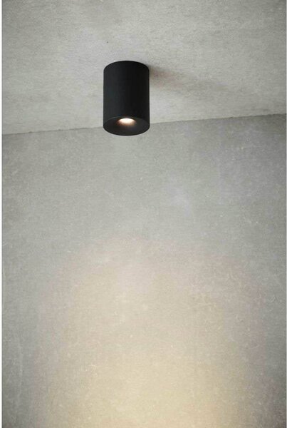 LOOM DESIGN lampa sufitowa LED Nyx, czarna, IP54 możliwość ściemniania, czarny, łazienka, aluminium, nowoczesny