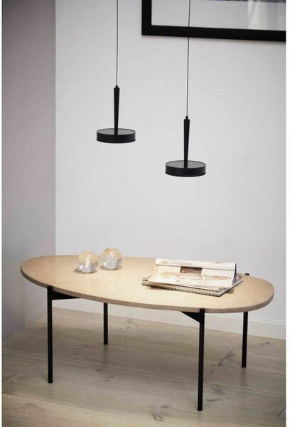 LOOM DESIGN lampa wisząca LED Nyx P1, czarna, aluminium możliwość ściemniania, czarny, salon / jadalnia, aluminium, nowoczesny