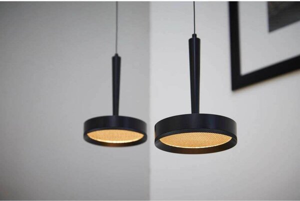 LOOM DESIGN lampa wisząca LED Nyx P1, czarna, aluminium możliwość ściemniania, czarny, salon / jadalnia, aluminium, nowoczesny