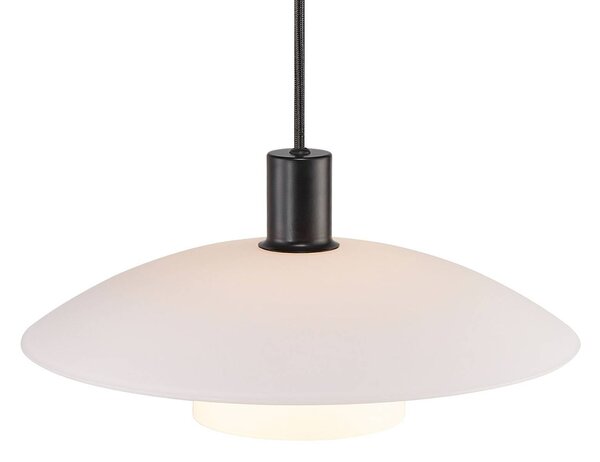 Nordlux Lampa wisząca szklana Verona, możliwość ściemniania, biały / opal, salon / jadalnia, szkło, nowoczesny