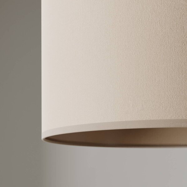 Lampa łukowa - lampa stojąca Alice Nowodvorski Lighting, brązowy / rdzawy, salon / jadalnia, tkanina / materiał / jedwab, nowoczesny