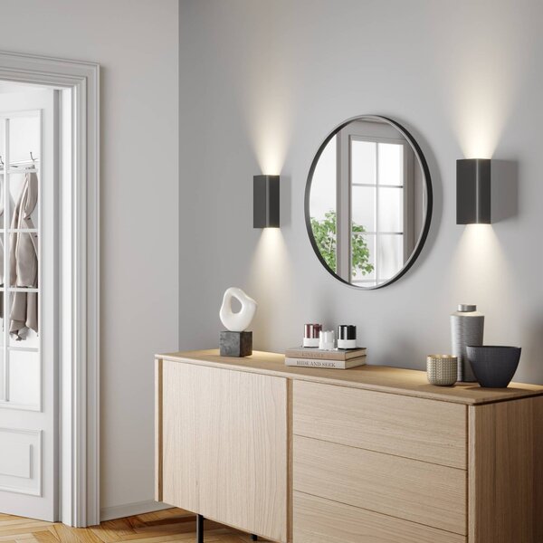 Kinkiet Bergen Nowodvorski Lighting, możliwość ściemniania, czarny, salon / jadalnia, metal, nowoczesny