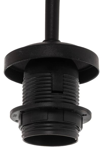 Lampa łukowa - lampa stojąca Alice Nowodvorski Lighting, czarny, salon / jadalnia, tworzywo sztuczne, nowoczesny