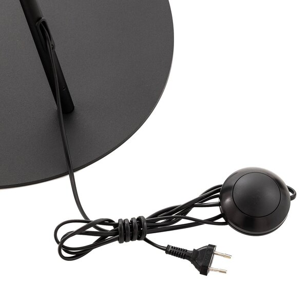 Lampa łukowa - lampa stojąca Alice Nowodvorski Lighting, czarny, salon / jadalnia, tworzywo sztuczne, nowoczesny
