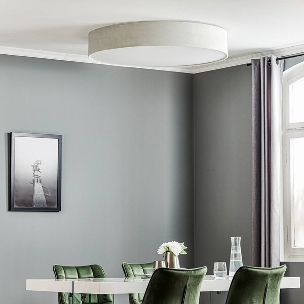 Lampa sufitowa Laguna Nowodvorski Lighting, możliwość ściemniania, kremowy / amber, salon / jadalnia, tkanina / materiał / jedwab, nowoczesny