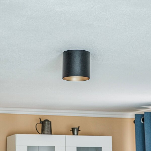 Downlight Point Tone, czarny/złoty Tone Nowodvorski Lighting, możliwość ściemniania, czarny, salon / jadalnia, metal, nowoczesny