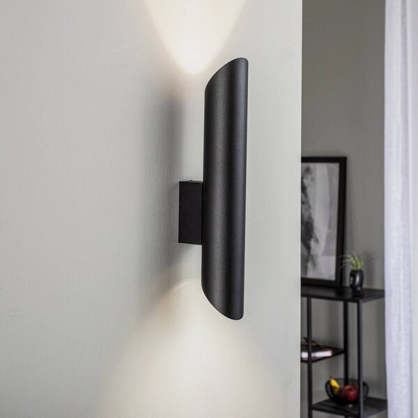 Kinkiet Eye Cut Nowodvorski Lighting, możliwość ściemniania, czarny, salon / jadalnia, metal, nowoczesny