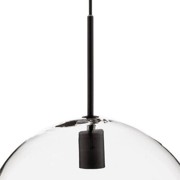 Lampa wisząca szklana Sphere XL Nowodvorski Lighting, możliwość ściemniania, czarny, salon / jadalnia, metal, nowoczesny