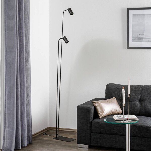 Lampa stojąca Mono II Nowodvorski Lighting, czarny, salon / jadalnia, metal, nowoczesny