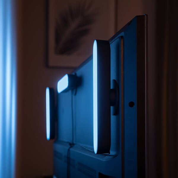 Philips Hue Play Lightbar 2 szt., czarny Waca, możliwość ściemniania, czarny, salon / jadalnia, tworzywo sztuczne, nowoczesny