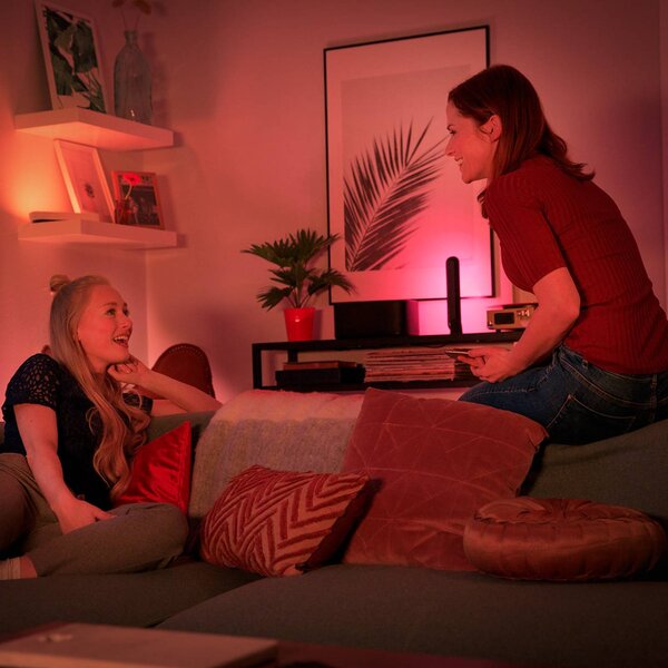 Philips Hue Play Lightbar 2 szt., czarny Waca, możliwość ściemniania, czarny, salon / jadalnia, tworzywo sztuczne, nowoczesny
