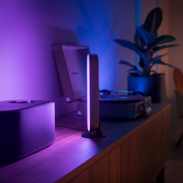 Philips Hue Play Lightbar 2 szt., czarny Waca, możliwość ściemniania, czarny, salon / jadalnia, tworzywo sztuczne, nowoczesny