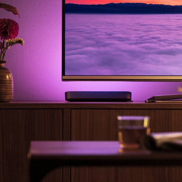 Philips Hue Play Lightbar 2 szt., czarny Waca, możliwość ściemniania, czarny, salon / jadalnia, tworzywo sztuczne, nowoczesny